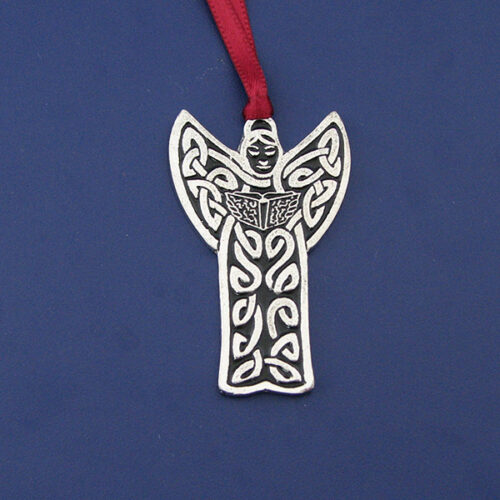 celtic style Christmas angel ornament